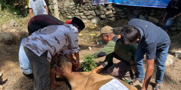 Ucapan Terimakasih Masyarakat Lumpo Pessel atas Pemberian Hewan Qurban dari Athari