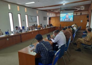 Pemkab Solok Ikuti Kegiatan Verifikasi Lapangan Hybrid Tahap Verifikasi Administrasi Evaluasi Kabupaten Layak Anak Tahun 2023