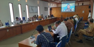 Pemkab Solok Ikuti Kegiatan Verifikasi Lapangan Hybrid Tahap Verifikasi Administrasi Evaluasi Kabupaten Layak Anak Tahun 2023