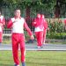 Personil Polres Payakumbuh Serta Ibu-Ibu Bhayangkari Laksanakan Senam Aerobic Bersama