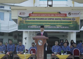 Bupati Limapuluh Kota Serahkan 598 Petikan SK PPPK Guru dan Ambil Sumpah 82 ASN Jabatan Fungsional