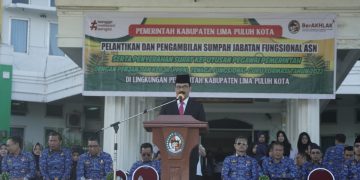 Bupati Limapuluh Kota Serahkan 598 Petikan SK PPPK Guru dan Ambil Sumpah 82 ASN Jabatan Fungsional