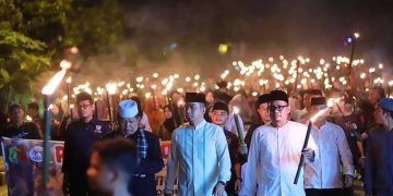 Sambut Tahun Baru Islam, Pemko Solok Bersama Masyarakat Gelar Pawai 1000 Obor
