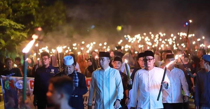 Sambut Tahun Baru Islam, Pemko Solok Bersama Masyarakat Gelar Pawai 1000 Obor