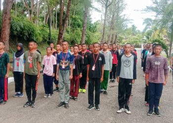 Persiapan Menyambut HUT RI Ke-78 di Mentawai, Paskibra Dilatih TNI – Polri