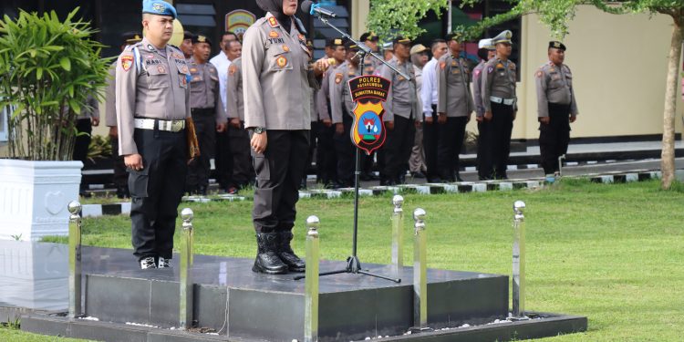 Pimpin Pelaksanaan Apel Pagi, Ini Penekanan Kapolres Payakumbuh