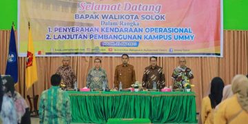 Tingkatkan SDM Dibidang Pendidikan, Pemko Solok Serahkan Bantuan Satu Unit Mobil Dinas untuk UMMY Solok