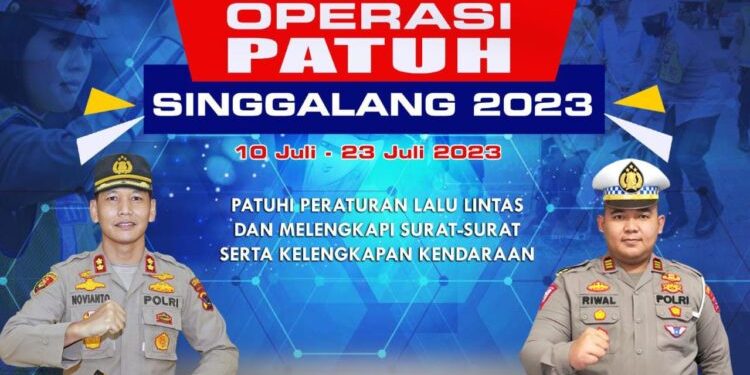 Satlantas Polres Pessel Amankan 99 Ranmor pada Operasi Patuh Singgalang 2023