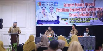 Pemko Solok Melalui Dinas Pendidikan Gelar Pelatihan Peningkatan Kompetensi Kepala Sekolah