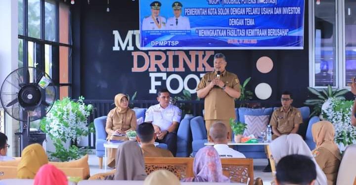 Wali Kota Solok Ikuti Kegiatan “NGOPI” yang Digagas Dinas DPMPTSP
