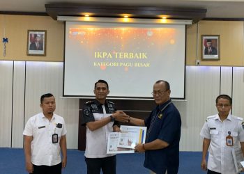 Lapas Kepas IIA Bukittinggi Raih Penghargaan Terbaik II dari KPPN Bukittinggi