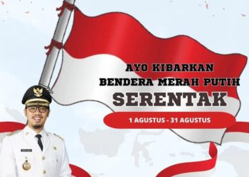 Wako Erman Syafar Himbau Warga Bukittinggi untuk Mengibarkan Bendera Merah Putih Selama Bulan Agustus 2023