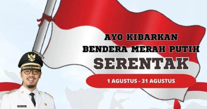 Wako Erman Syafar Himbau Warga Bukittinggi untuk Mengibarkan Bendera Merah Putih Selama Bulan Agustus 2023