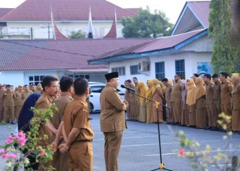 Wako Solok Pimpin Apel Gabungan Lingkup Pemko Solok