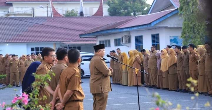 Wako Solok Pimpin Apel Gabungan Lingkup Pemko Solok