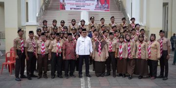 Bupati Solok lepas Kontingen Kwartir Cabang 0302 Kabupaten Solok pada Giat Raimuna Nasional Ke-XII