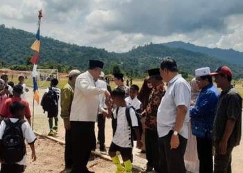 Perdana di gunakan, Stadion Marahadin Kota Solok Resmi Dipakai dalam Ajang Pertandingan Sepak Bola Antar SD Se-Kota Solok