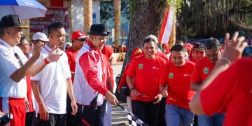 Pemkab Solok gelar Apel Gabungan serta Pembukaan Rangkaian Lomba dalam Memeriahkan HUT RI Ke-78