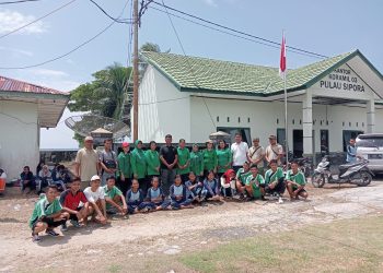 Meriahkan HUT RI Ke-78, Koramil 03/Sipora Menggelar Perlombaan Volley Ball, Tarik Tambang Dan Lomba Makan Kerupuk