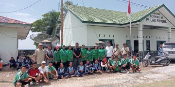 Meriahkan HUT RI Ke-78, Koramil 03/Sipora Menggelar Perlombaan Volley Ball, Tarik Tambang Dan Lomba Makan Kerupuk