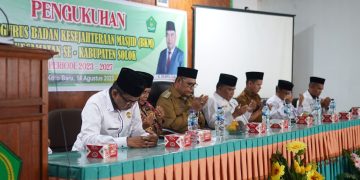 Bupati Solok Hadiri Pengukuhan Pengurus Badan Kesejahteraan Masjid (BKM)