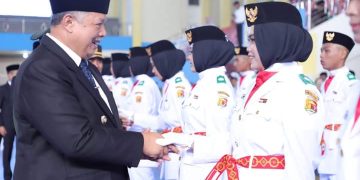 Paskibraka Kota Solok Tahun 2023 di Kukuhkan