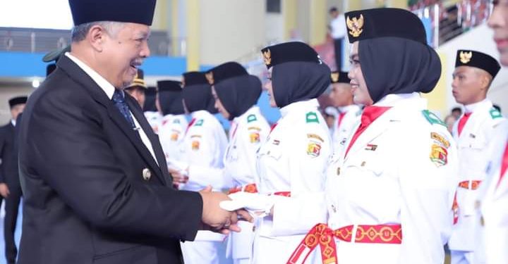 Paskibraka Kota Solok Tahun 2023 di Kukuhkan