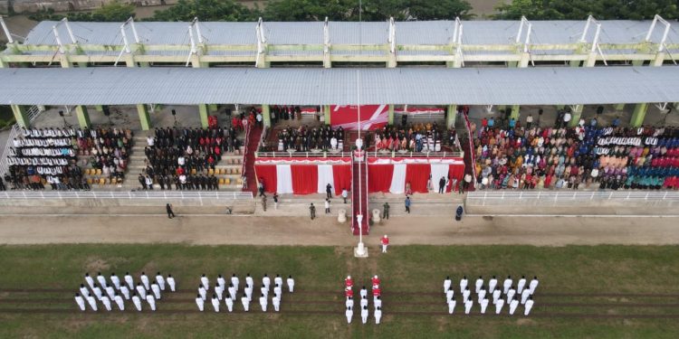 Upacara HUT RI Ke-78 di Kota Solok Berlangsung Meriah