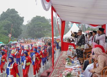 Meriahkan HUT RI Ke-78, Pemkab Solok Adakan Pawai Alegoris
