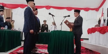 DPRD Kab. Kepulauan Mentawai Gelar Paripurna Dalam Rangka Pengambilan Sumpah Janji Anggota DPRD Pengganti Antar Waktu (PAW)
