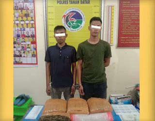 Tim Tarantula Sat Res Narkoba Tanah Datar Amankan Dua Orang Terduga Pelaku Penyalahgunaan Narkoba