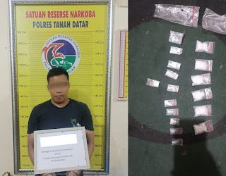 Miliki Sabu, Pria Berinisial AIP Diamankan Tim Tarantula Satres Narkoba Polres Tanah Datar