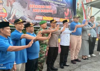 Bupati Tanah Data Launching Nagari Baringin Sebagai Kampung Bebas Narkoba