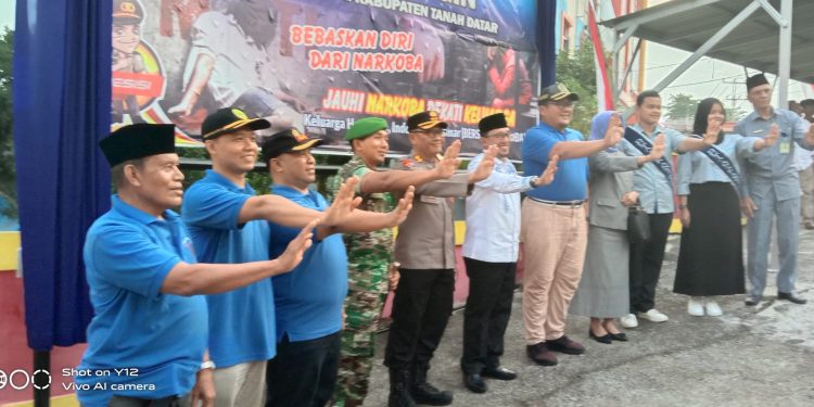 Bupati Tanah Data Launching Nagari Baringin Sebagai Kampung Bebas Narkoba