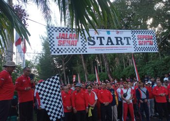 Meriahkan HUT RI Ke-78, Pemkab Mentawai Selenggarakan Jalan Santai