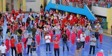 PERWOSI Kota Solok Gelar Lomba Senam Kreasi Dalam Rangka Memeriahkan HUT RI Ke-78