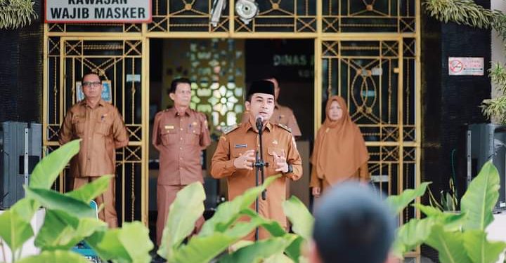 Wawako Solok Pimpin Apel Rutin Senin Pagi