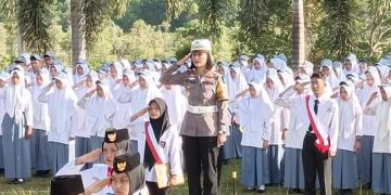 Dalam rangka Sosialisasi Operasi Zebra Singgalang 2023, Polres Solok Kota Gelar “Police Go To School”