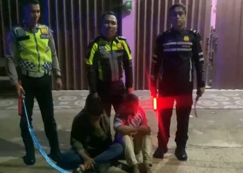 Antisipasi Tawuran dan Balap Liar, Polres Solok Arosuka Gelar Patroli Malam