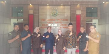 Bawaslu Kab. Kepulauan Mentawai Audensi ke Kejaksaan Negeri Mentawai