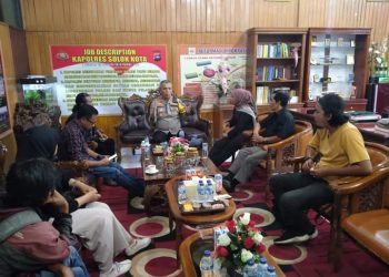 Kapolres Solok Kota Adakan Pertemuan Dengan Awak Media