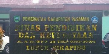 Dinas Pendidikan Pasaman Monitoring Pelaksanaan ANBK 2023