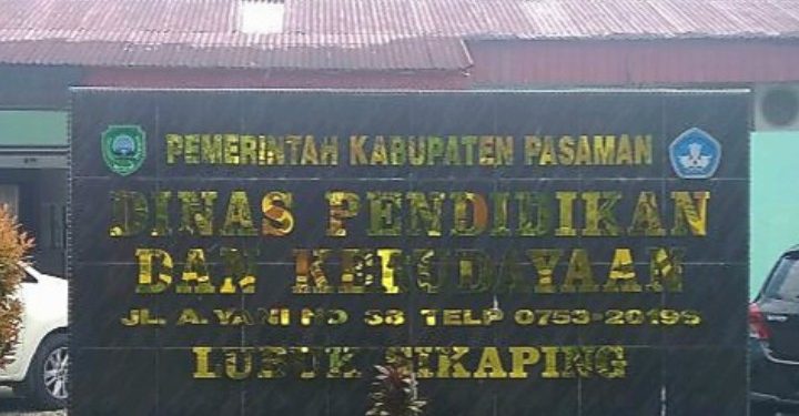 Dinas Pendidikan Pasaman Monitoring Pelaksanaan ANBK 2023