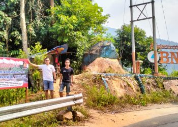 Klarifikasi Dugaan Tambang Liar, Polres Sijunjung Pasang Himbauan
