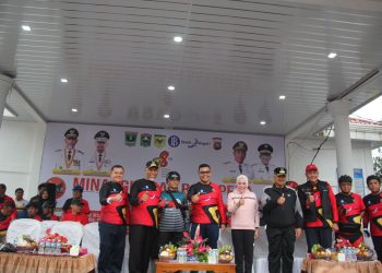 Bupati Solok Hadiri Minangkabau Basapeda Salingka Danau Singkarak