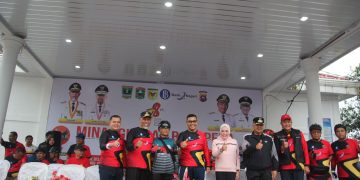 Bupati Solok Hadiri Minangkabau Basapeda Salingka Danau Singkarak