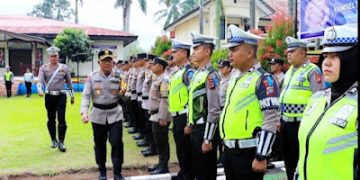 Kapolres Tanah Datar, AKBP Derry Indra Pimpin Apel Gelar Pasukan Operasi Zebra Singgalang 2023