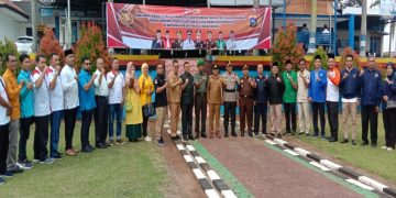 AKBP Derry Indra Pimpin Apel Deklerasi Damai Pemilu Tahun 2024 dan Pilwana Serentak Tahun 2023