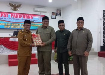 DPRD Tanah Datar Gelar Sidang Paripurna Penyampaian Ranperda Tentang APBD Perubahan Tahun 2023