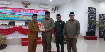 DPRD Tanah Datar Gelar Sidang Paripurna Penyampaian Ranperda Tentang APBD Perubahan Tahun 2023